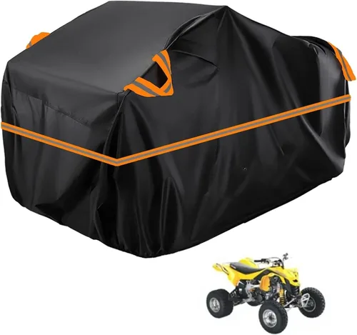 Vista 344 de Cubierta para ATV impermeable compatible con Arctic Cat H1 EFI TRV Cruiser 4x4 2011, cubierta de 210D para vehículos de 4 ruedas, cubierta para quad