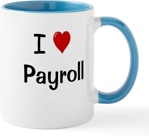 Vista 34 de CafePress Coffee Then Payroll Mugs - Taza de café de cerámica (11 oz)