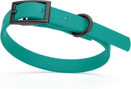 Vista 116 de Dogline Biothane - Collar impermeable para perro con hebilla de liberación rápida, resistente cincha de nailon recubierta con resistente y a prueba