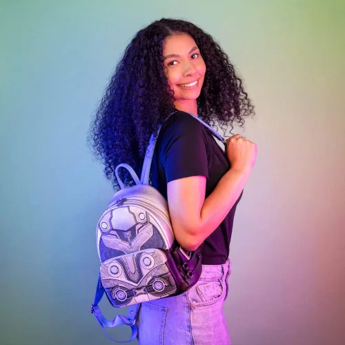 Vista 6 de Loungefly Thor Love and Thunder King Valkyrie - Mochila para cosplay exclusiva de Tienda