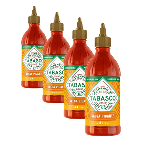 Vista 17 de TABASCO Marca Paquete de Variedad de Salsa Picante, Set de Regalo Incluye Cinco Botellas de Vidrio y Exprimibles de Salsa Picante Tabasco, Perfecto