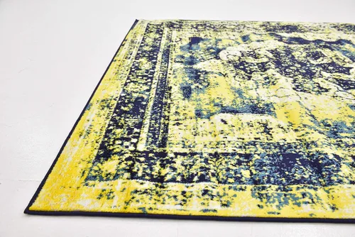 Vista 47 de Unique Loom Colección Sofia - Alfombra de área Salle Garnier (7' 1" x 10' Rectángulo, Borgoña/ Marfil)