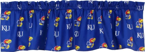 Vista 24 de College Covers Everything Comfy Arkansas Razorbacks - Cenefa de cortina estampada - 84 x 15 pulgadas