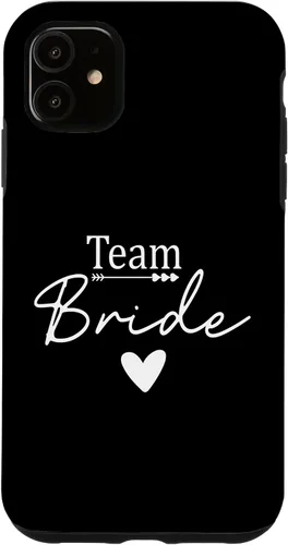 Vista 8 de Team Bride Wedding Party Bridesmaid Bachelorette Party 2027 Case for iPhone 17