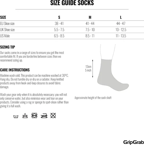 Vista 6 de GripGrab Calcetines clásicos de ciclismo de verano de corte regular único y multipack calcetines de bicicleta Coolmax Spinning Calcetines