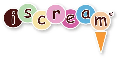 Vista 6 de iscream Rainbow Sprinkles - Brocha para maquillaje de 7 pulgadas con cerdas coloridas y mango de espolvoreo