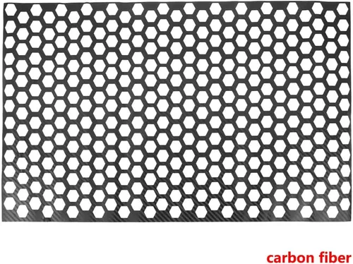 Vista 2 de MACHSWON Adhesivo de fibra de carbono/negro brillante para automóvil, 18.9 x 11.8 pulgadas, etiqueta de luz de PVC para la parte trasera del coche