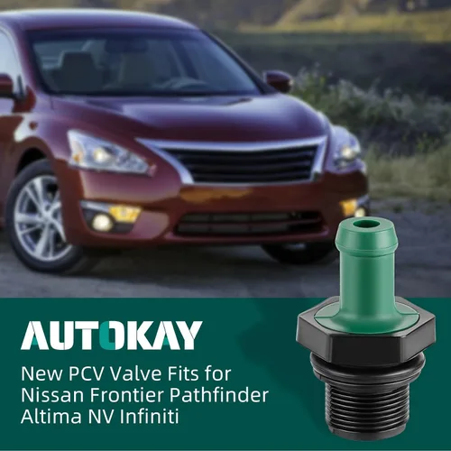 Vista 4 de AUTOKAY Nueva Válvula PCV Compatible con Nissan Frontier Pathfinder Altima NV Infiniti 11810-6N202