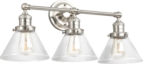 Vista 22 de Design House 519892 Kimball Industrial Farmhouse Luz de Pared Interior de 1 Luz con Pantalla de Metal para Pasillo, Baño, Cocina, Vestíbulo, Pintura