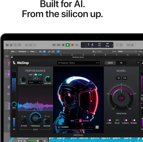 Vista 3 de Apple Laptop MacBook Pro con M5 Max, CPU de 18 núcleos, GPU de 40 núcleos: pantalla estándar de 14,2 pulgadas, memoria unificada de 64 GB