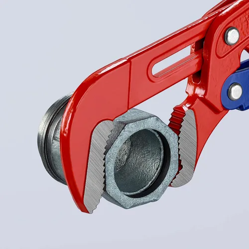 Vista 4 de KNIPEX Herramientas - Llave de tubo de patrón sueco, ajuste rápido en forma de S (8360015)