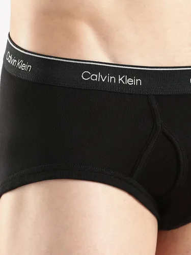 Vista 6 de Calvin Klein Calzoncillos tipo brief clásicos de algodón para hombre, paquete de 3