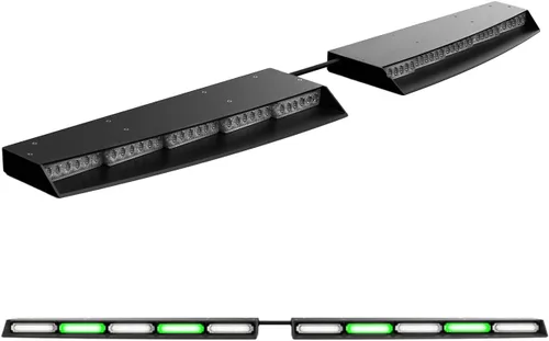 Vista 10 de Raptor Elite Striker-TIR - Barra de luz LED para visera interior (ámbar)