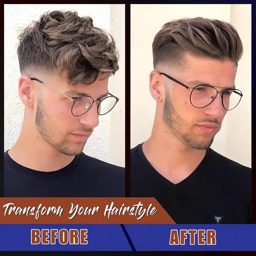 Vista 5 de ISUNRISE Polvo para peinar el cabello para hombres, polvo de textura, fácil de aplicar, peinado mate natural, texturizante y voluminizador, juego