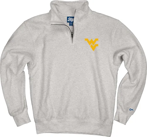 Vista 106 de Blue 84 Sudadera con cremallera de un cuarto para hombre de la NCAA