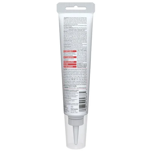 Vista 2 de GE Calafateo de silicona avanzado para cocina y baño, transparente, tubo de 2.8 onzas líquidas, 1 paquete, sellador de silicona 100% impermeable