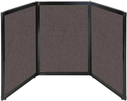 Vista 38 de Versare Pantalla plegable de mesa Partición de 3 paneles Divisor de espacio de trabajo portátil ligero Negro 78 x 24 pulgadas