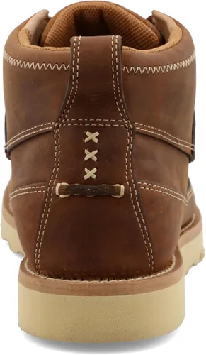 Vista 3 de Twisted X Zapatos casuales para hombre, Sillín tejido y sillín aceitado