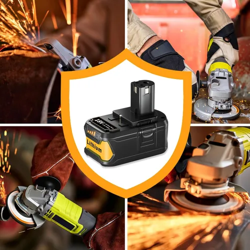 Vista 7 de FERRYBOAT Batería de repuesto P108 para Ryobi 18 V, iones de litio recargable ONE + 7.0 Ah P103 P104 P105 P107 P102 P109 P190 P191 P122, paquete de 4