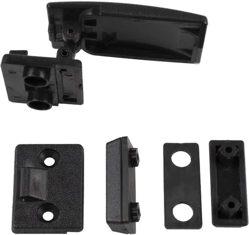 Vista 5 de RLB-HILON Cerradura de pestillo y pestillo de ventana corrediza trasera compatible con camioneta Nissan D21 Hardbody de 1986 a 1994, para camioneta