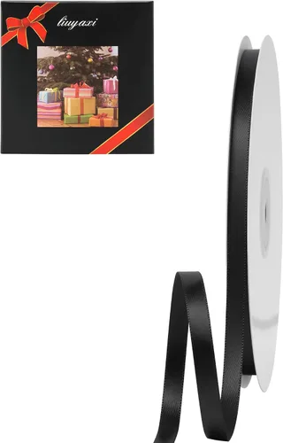 Vista 110 de Cinta de satén verde manzana de doble cara de color sólido de 1/2 pulgada x 25 yardas, cintas perfectas para manualidades, decoración de bodas