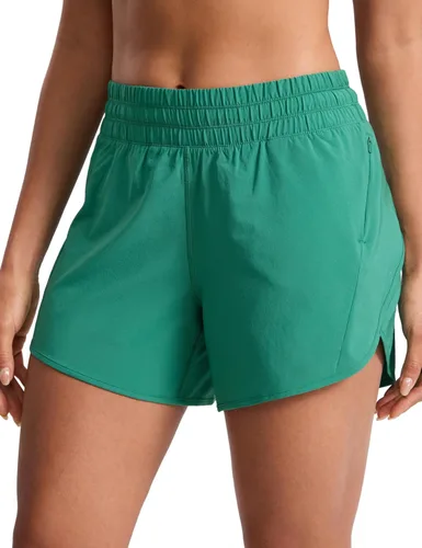 Vista 12 de CRZ YOGA Dolphin - Pantalones cortos deportivos para mujer de 5 pulgadas, cintura media, secado rápido, para correr, entrenamiento, gimnasio, pista