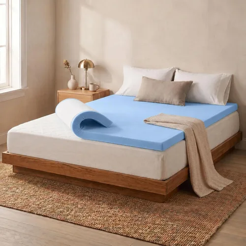 Vista 11 de Classic Brands - Colchón de espuma viscoelástica de gel de 3.0 in, gemelo