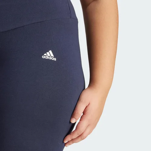 Vista 4 de adidas Leggings Essentials de cintura alta con logotipo para mujer