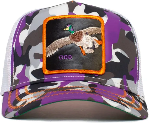 Vista 2 de Goorin Bros. Gorra Trucker Hombre - Gorra de béisbol SnapBack de malla - The Farm, Morado (Lil Strange Duck)