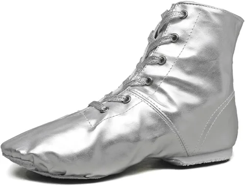 Vista 4 de Zapatos de baile de jazz para mujer, botines de baile para hombre