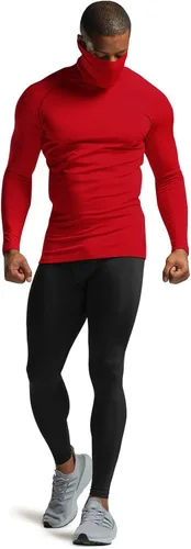 Vista 8 de ATHLIO 2 or 3 Pack Men's Thermal Long Sleeve Compression Shirts, TurtleMock Winter Sports Base Layer, Active Running Shirt