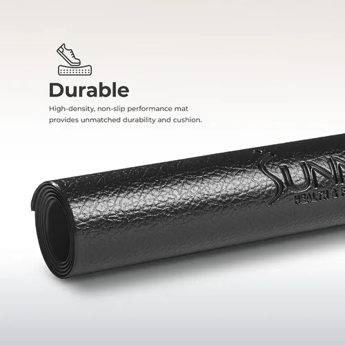 Vista 6 de Sunny Health & Fitness - Alfombrilla antideslizante para gimnasio en casa – Almohadilla de espuma para protección del piso de entrenamiento