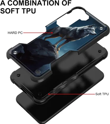 Vista 610 de Funda para Galaxy A14 5G, [Doble Capa][Protección contra Caídas de Grado Militar de 10 Pies] [Antideslizante] Funda Resistente a Prueba de Golpes