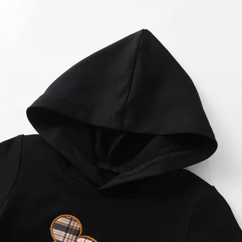 Vista 2 de Ropa de bebé niño niño manga larga con estampado de oso + pantalones deportivos