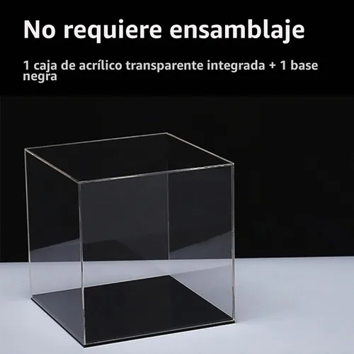 Vista 4 de Cliselda - Vitrina acrílica de 4 x 4 x 4 pulgadas para coleccionables y modelos