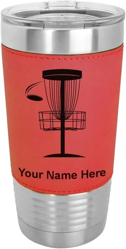 Vista 19 de LaserGram - Vaso personalizado de 20 onzas, Disc Golf (estilo béisbol)