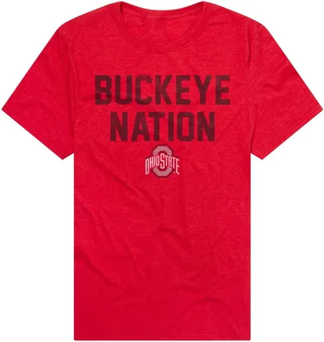 Vista 13 de Campus Lab Official NCAA Distressed Spirit Phrase Collegiate Classic Ring-Spun T-Shirt Unisex for Men & Women Collection