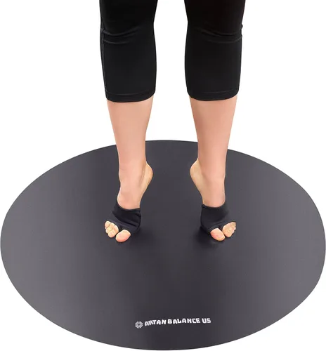 Vista 2 de Marley Dance Floor - Portable Dance Floor for Home & Studio, Non-Slip Dance Flooring for Ballet, Jazz, Lyrical & Tap, Reversible 0.06