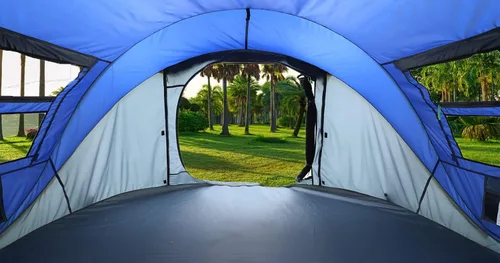 Vista 3 de Pop Up Tents for Camping 2-4 Person Waterproof Easy Up Setup Camping Tent 2 Big Doors Instant Family