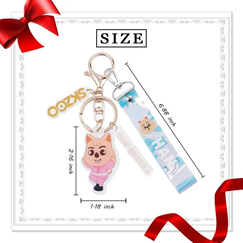 Vista 2 de G-Ahora 2pcs Stray Keychain Keyring Stray Gift Set