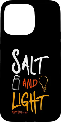 Vista 28 de iPhone 16 Salt of earth - light of the world Matthew 5:13 Case