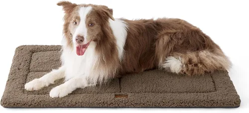 Vista 7 de Bedsure Cama Lavable para Jaula de Perro para Perros Pequeños, Alfombra de Espuma Suave para Suelo de Mascotas, Almohadilla Versátil y Ligera