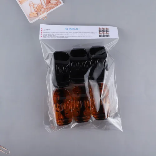 Vista 6 de 12 pinzas para el cabello de tamaño mediano, 1.38 x 1.38 x 1.57 pulgadas, pinzas de agarre antideslizante para mujeres y niñas, accesorios