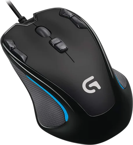 Vista 5 de Logitech G300s Mouse óptico ambidiestro para videojuegos9botones programables memoria incorporada