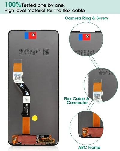 Vista 6 de Para Motorola Moto G60/G60S/G40 Fusion Reemplazo de pantalla para Moto G60 Pantalla LCD para XT2133-2 XT2135-1 G60S Pantalla táctil G40 Fusion