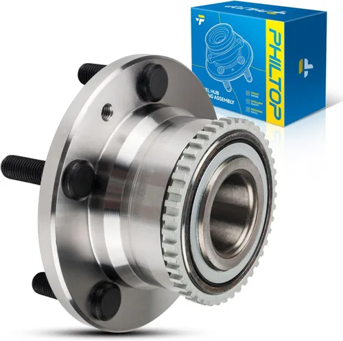 Vista 49 de PHILTOP 512012 x2 Conjunto de cubo de cojinete de rueda trasera para Volkswagen Jetta for 1998-2010 Volkswagen Beetle, 1999-2005 Volkswagen Jetta