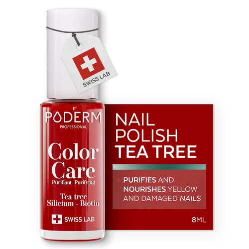 Vista 12 de PODERM Esmalte de uñas, enriquecido con árbol de té y biotina, mejora la apariencia de las uñas, fórmula vegana, para manos y pies, laboratorio