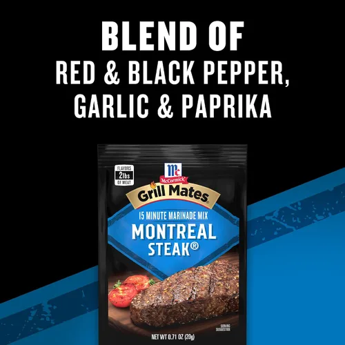 Vista 14 de McCormick Grill Mates Montreal - Mezcla de adobo para carne, 0.71 onzas (paquete de 12)