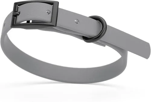 Vista 25 de Dogline Biothane - Collar impermeable para perro con hebilla de liberación rápida, resistente cincha de nailon recubierta con resistente y a prueba