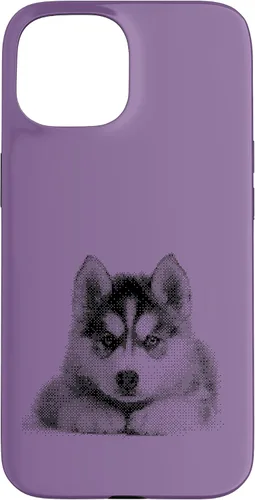 Vista 6 de Chic Husky Puppy for Dog Mom and Paw Parents Case for iPhone 16